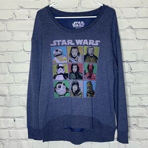 Star Wars Character graphic long sleeve sweatshirt